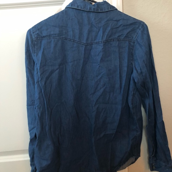 Forever 21 Denim Button Up - Picture 2 of 2